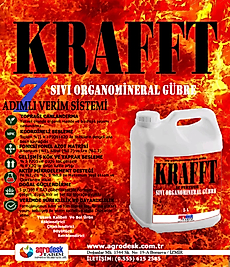 KRAFFT NPK +(Mg + S + Fe + Zn + B) 'LI SIVI  ORGANOMİNERAL GÜBRE 5 LT