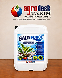 SALTIFORCE® LIQUID — Tuzluluk stresi ve kök bölgesi yönetimine yönelik sıvı toprak düzenleyici. 20 L