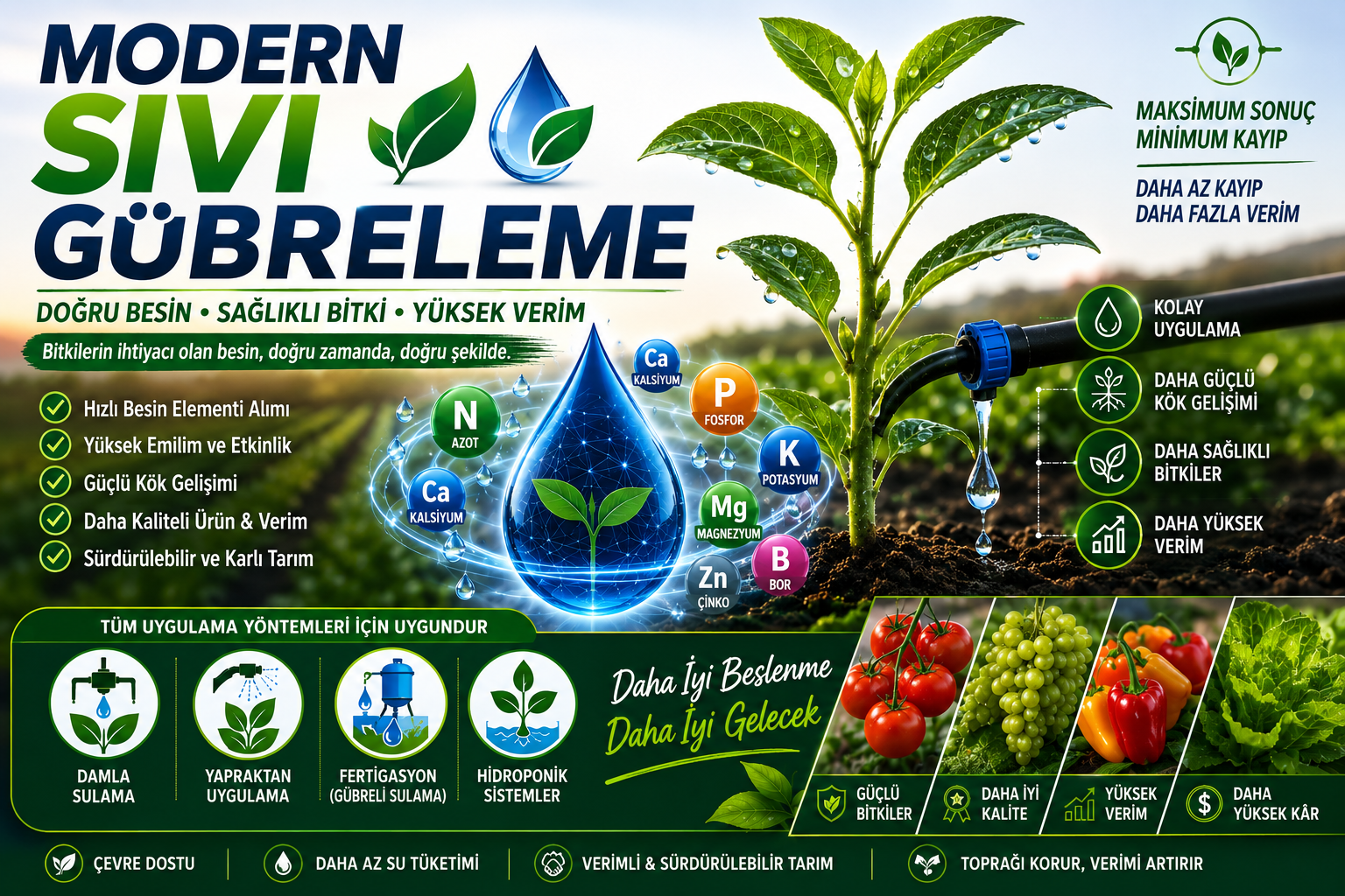 Yapraktan Gübreleme mi, Yoksa Topraktan Eski Yöntem Toprak Üstü Gübreleme mi?