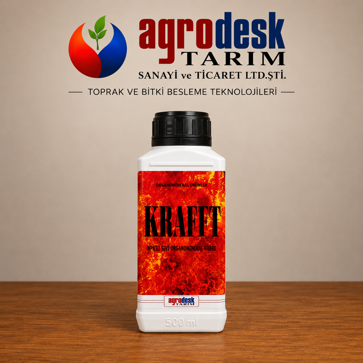 KRAFFT NPK +(Mg + S + Fe + Zn + B) 'LI SIVI  ORGANOMİNERAL GÜBRE 0.5 LT