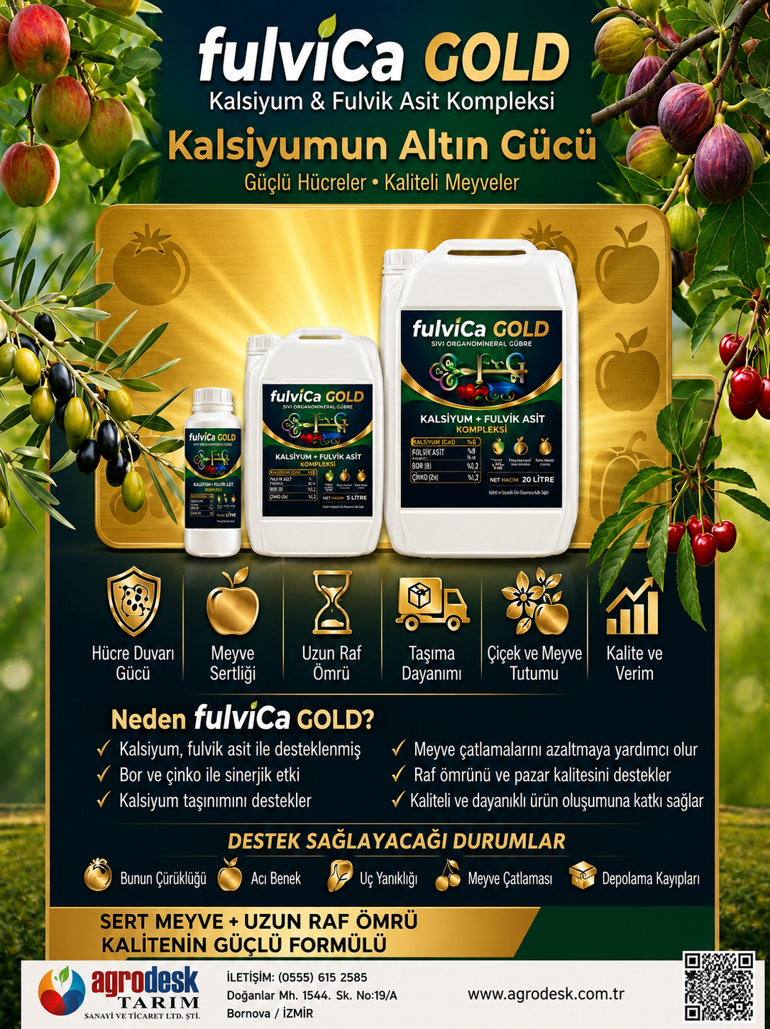 fulvİCa GOLD KALSİYUM+BOR+ÇİNKO KOMPLEKSİ (SATIŞA KAPALIDIR-LİSANS AŞAMASINDA)